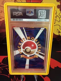 1998 POKEMON JPN PROMO WHITE STAR-2ND ANNIV. #25 PIKACHU BIRTHDAY PSA 9 - Image 2