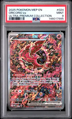 2025 POKEMON MEP ULTRA-PREMIUM COLLECTION PROMO #024 ORICORIO EX PSA 9 - Image 1