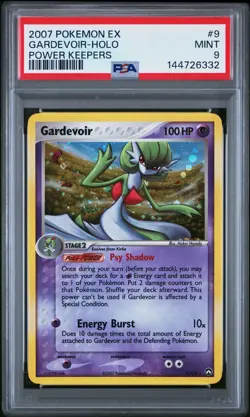 2007 POKEMON EX POWER KEEPERS #9 GARDEVOIR-HOLO PSA 9 - Image 1