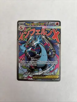 Pokemon TCG Mega-Charizard x EX Black Star Promo 023 Holo Card NM - Image 1