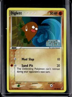 2006 Pokemon EX Crystal Guardians Diglett #50/100 - Image 1