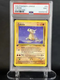 Pokemon 1st Edition Jungle Cubone PSA 9 MINT FRESH GRADE - Image 1