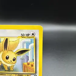 2001 Pokemon Neo - Discovery Eevee #38 Light Play - Image 3