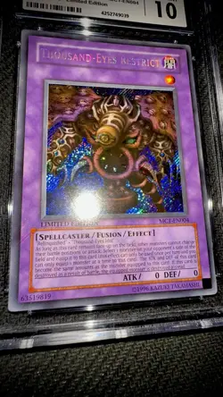Thousand Eyes Restrict - MC1-EN004 - CGC 10 - Holo Bleeding - Yu-Gi-Oh! - Image 4