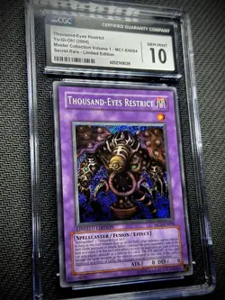 Thousand Eyes Restrict - MC1-EN004 - CGC 10 - Holo Bleeding - Yu-Gi-Oh! - Image 5