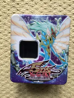 Konami Yu-Gi-Oh! ancient fairy dragon tin 5D’s And Cards - Opened 83717890485 - Image 1