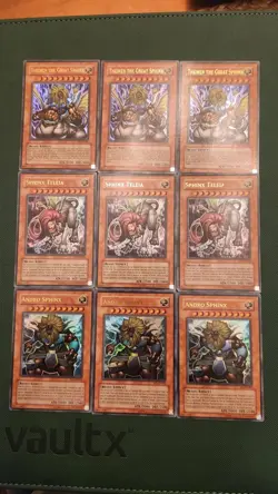 Yu-Gi-Oh! Andro Sphinx, Sphinx Teleia, Theinen The Great Sphinx Movie Exclusives - Image 1