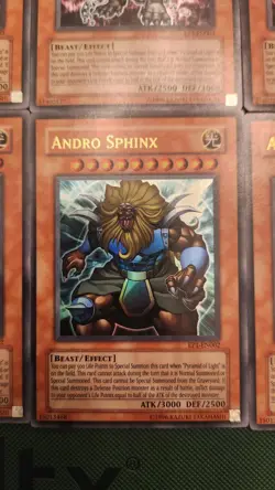 Yu-Gi-Oh! Andro Sphinx, Sphinx Teleia, Theinen The Great Sphinx Movie Exclusives - Image 3