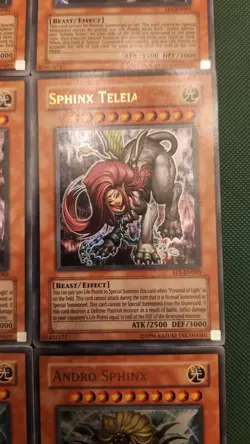 Yu-Gi-Oh! Andro Sphinx, Sphinx Teleia, Theinen The Great Sphinx Movie Exclusives - Image 5