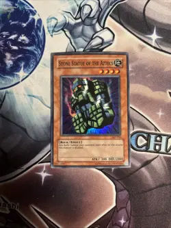 (VHL) Yu-Gi-Oh Stone Statue of the Aztecs AST-014 Super Rare Unlimited VLP - Image 1