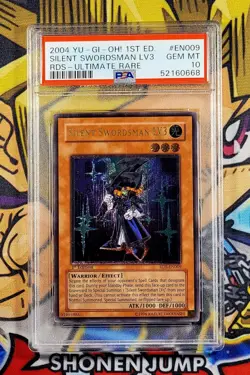 Yu-Gi-Oh SILENT SWORDSMAN LV3 1st Ed Rise Of Destiny RDS-EN009 Ultimate Rare GEM - Image 1