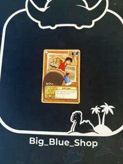 One Piece Cardgame Carddass Promo Card with Mount BN-01 Luffy Bandai 2002 Japan - Image 1