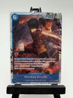 ONE PIECE Monkey D. Luffy OP02-062 Foil Paramount War NM - Image 1