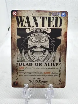 One Piece Gol D Roger Wanted Poster OP09-118 SEC Alt Art - Image 1