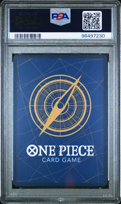 2023 One Piece English OP03 Wanted Alt Art #012 Monkey D. Luffy PSA 10 GEM MINT - Image 2