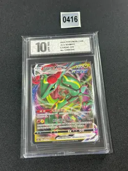 316-414-SI-B - Pokemon Card - Japanese - Rayquaza VMAX - C Grade 10 - Image 1