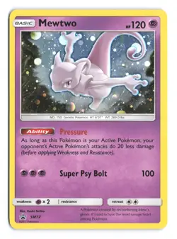 Mewtwo - SM77 Holo Sun & Moon Black Star Promos - Pokemon Card - Image 1