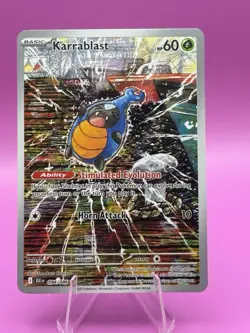 Pokemon TCG Karrablast 094/086 Black Bolt Illustration Rare Card Sv: Black NM - Image 1