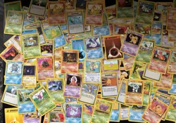 Vintage Pokemon Cards Bundle x 100 including base set 1999 WOTC - Image 2