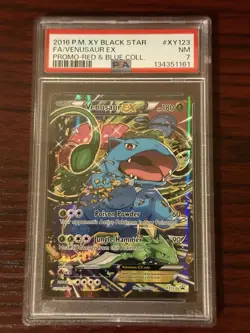 Venusaur EX XY123 XY Holo PSA 7 Black Star Promo Pokemon Card - Image 1