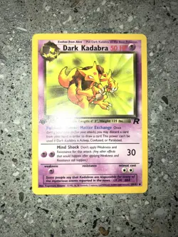 Pokemon TCG Cards 1st Edition Dark Kadabra 39/82 Team Rocket EXC - Image 3