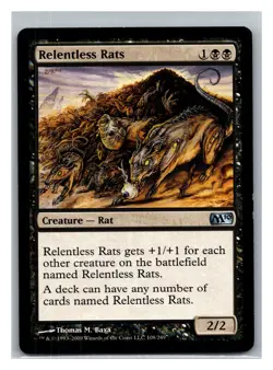 Magic 2010 (M10) #108 Relentless Rats - Image 1