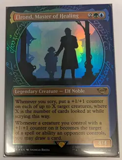 Elrond, Master of Healing (Showcase) Lord of the Rings Foil - MTG RARE - Image 1