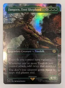 Fangorn, Tree Shepherd (Borderless) Lord of the Rings Foil - MTG RARE - Image 1