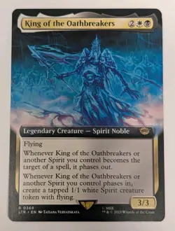 King of the Oathbreakers (Extended Art) Lord of the Rings - MTG RARE - Image 1