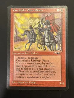 Varchild's War-Riders, Alliances MTG Magic UP NM - Image 1