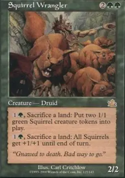 MTG Squirrel Wrangler, Prophecy, Damaged, English - Image 1
