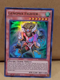 Genomix Fighter - MP14-EN156 - Ultra Rare Yugioh! Holo Foil Nice! - Image 1