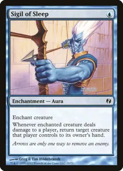 1x NM Sigil of Sleep MTG Duel Decks: Venser vs. Koth SV - Image 1