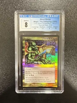 NICOL BOLAS TIMESHIFTED TIME SPIRAL MTG Magic The Gathering CGC 8 NM/MINT - Image 1