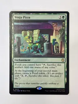 Ninja Pizza (Surge Foil) Commander: Teenage Mutant Ninja Turtles Foil - Image 1