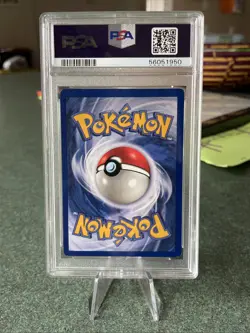 1999 Pokemon TCG Ditto Holo Rare 3/62 Fossil Set PSA 5 - Image 2
