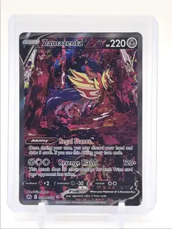 ZAMAZENTA V 2023 POKEMON CROWN ZENITH GALARIAN GALLERY RARE GG54/GG70 Q4856 - Image 1