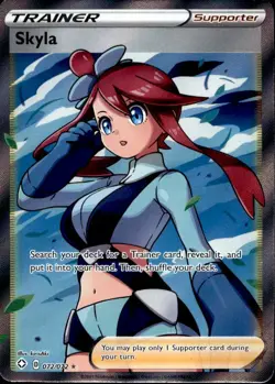2021 Shining Fates Skyla Holo Ultra Rare FA #72/72 - Image 1