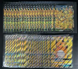 Pokemon JUMBO Card Oversized Lot Of 40 Total NM Pikachu V Union & Raichu GX - Image 1