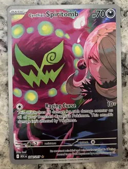 Cynthia's Spiritomb 244/217 Ascended Heroes Illustration Rare!! NM! Pokemon TCG - Image 1