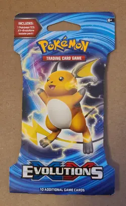Pokemon Card TCG - XY Evolution Blister Booster Pack Pikachu Art -FACTORY SEALED - Image 1