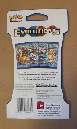 Pokemon Card TCG - XY Evolution Blister Booster Pack Pikachu Art -FACTORY SEALED - Image 2