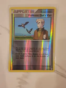 Professor Oak's Visit 90/99 Arceus Reverse Holo Uncommon Pokemon Card - NM! - Image 1