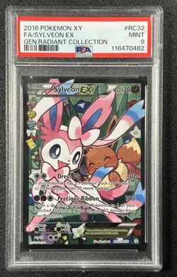 SYLVEON EX PSA 9 2016 POKEMON GENERATIONS XY #RC32/RC32 RADIANT COLL FA 482 - Image 1