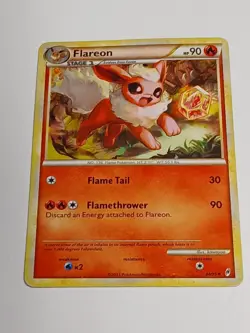 Pokemon TCG Flareon Call of Legends 44/95 Regular Uncommon - Image 1