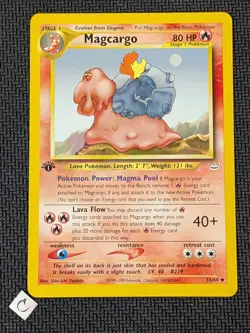 Magcargo 33/64 - Neo Revelation 1st Edition Pokemon TCG NM - Image 1