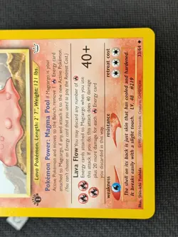 Magcargo 33/64 - Neo Revelation 1st Edition Pokemon TCG NM - Image 5