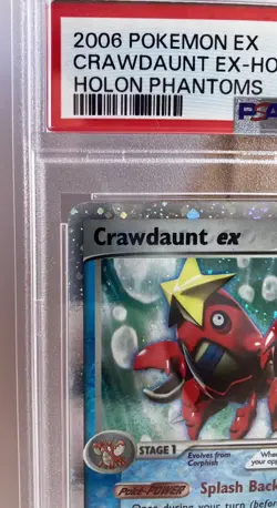 2006 Pokemon Crawdaunt EX Holon Phantoms 99/110 Holo Ultra Rare PSA 6 - Image 2
