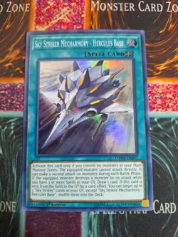 Yu-Gi-Oh! Sky Striker Mecharmory - Hercules Base DASA-EN037 Super Rare 1st NM - Image 1