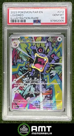 Loudred PSA 10 2023 Pokemon SV Paradox Rift #212/182 2005 Illustration Rare - Image 1